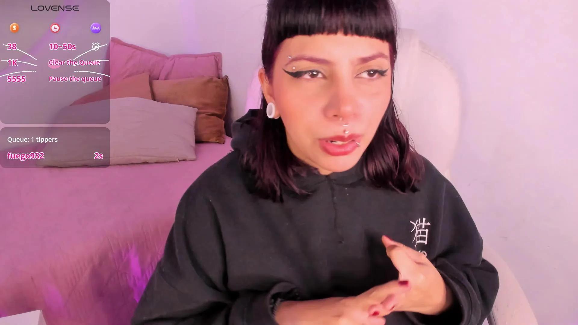 EmilySantoss —  ##fuckmachine #C2C #pee #smoke #milk #deepthroat #strapon