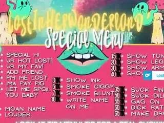 lostinherwonderland — play with self [500 tokens remaining]