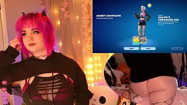 Angel-Lewd-Cake — Rip my fishnetsoil my ass & titties